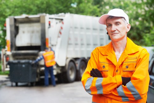 Professional team conducting house clearance in Golders Green