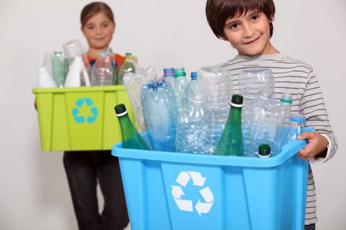 Residents participating in London recycling program